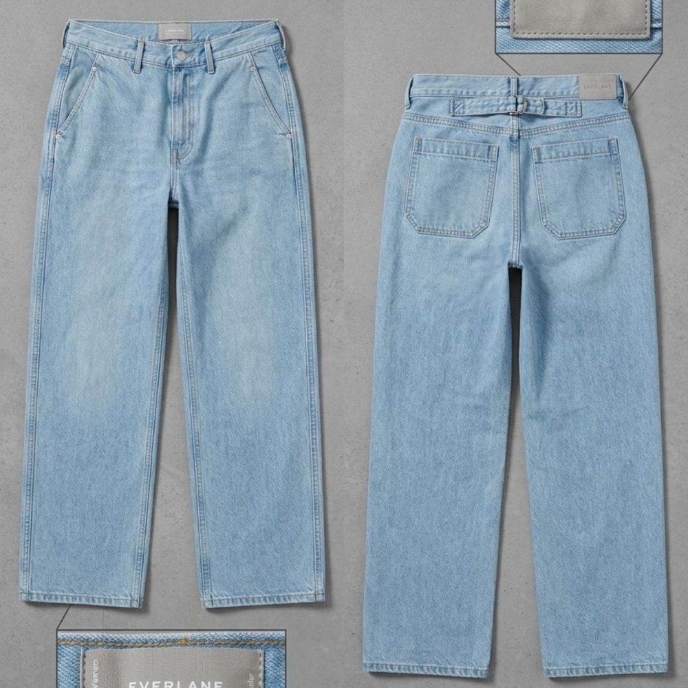 Everlane Pale Blue Straight-Leg Men's Jeans
